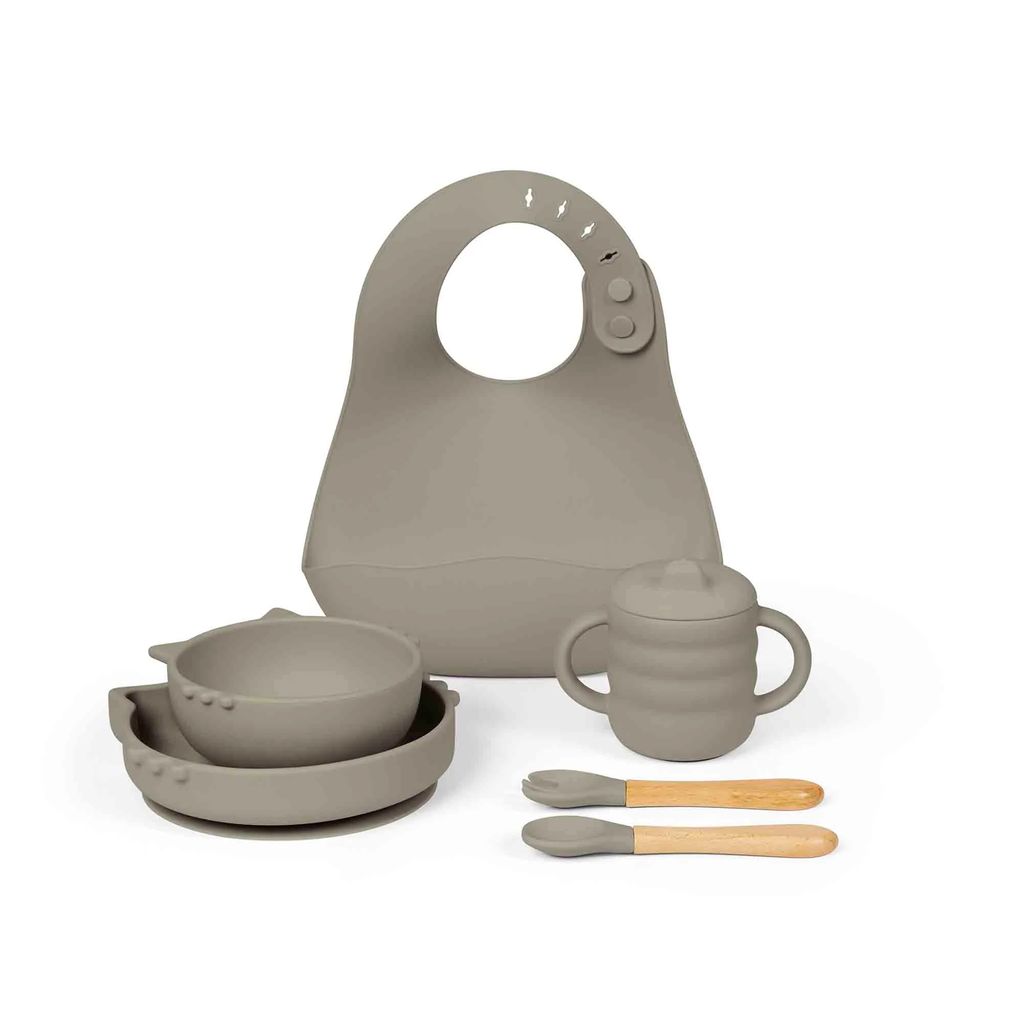 6 Piece Silicone Feeding Set - Image 2