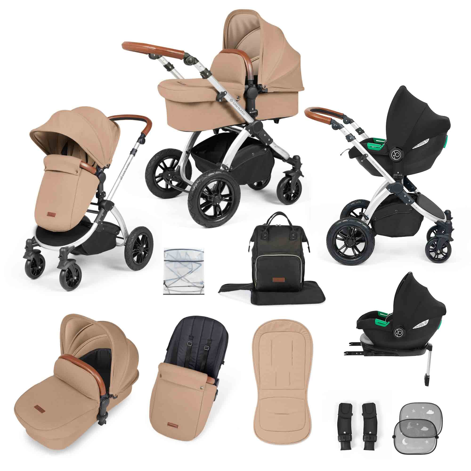 Stomp Luxe (2025 Version) 12 Piece Travel System with i-Size Cirrus Car Seat & ISOFIX Base - Image 3
